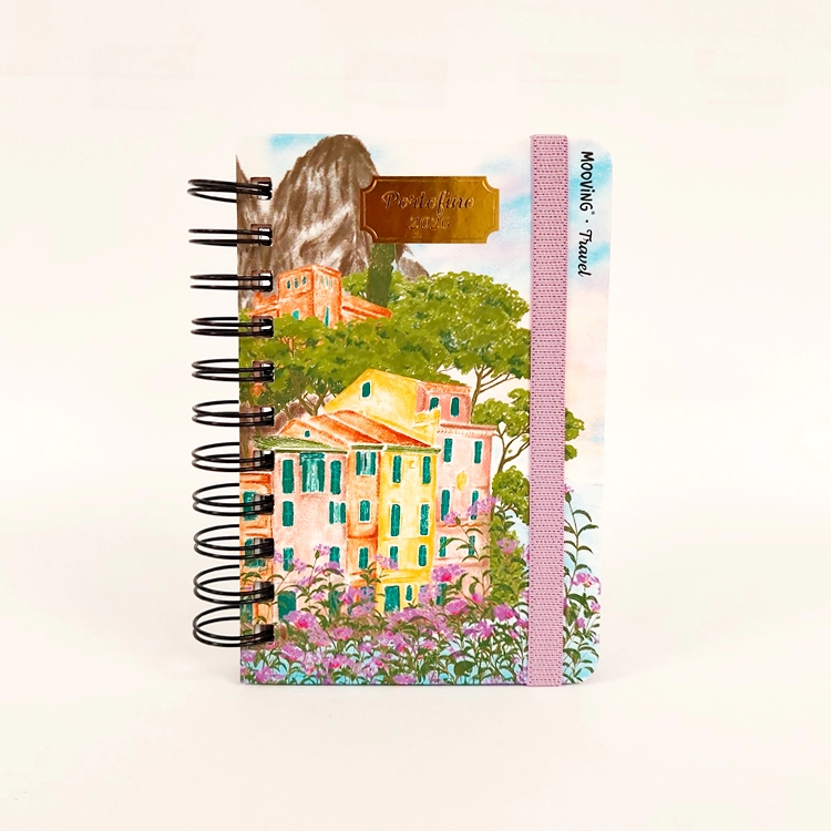 Agenda Mooving 2026 Travel Portofino Dia por Pagina 10x15 cm con Espiral Art.1402105
